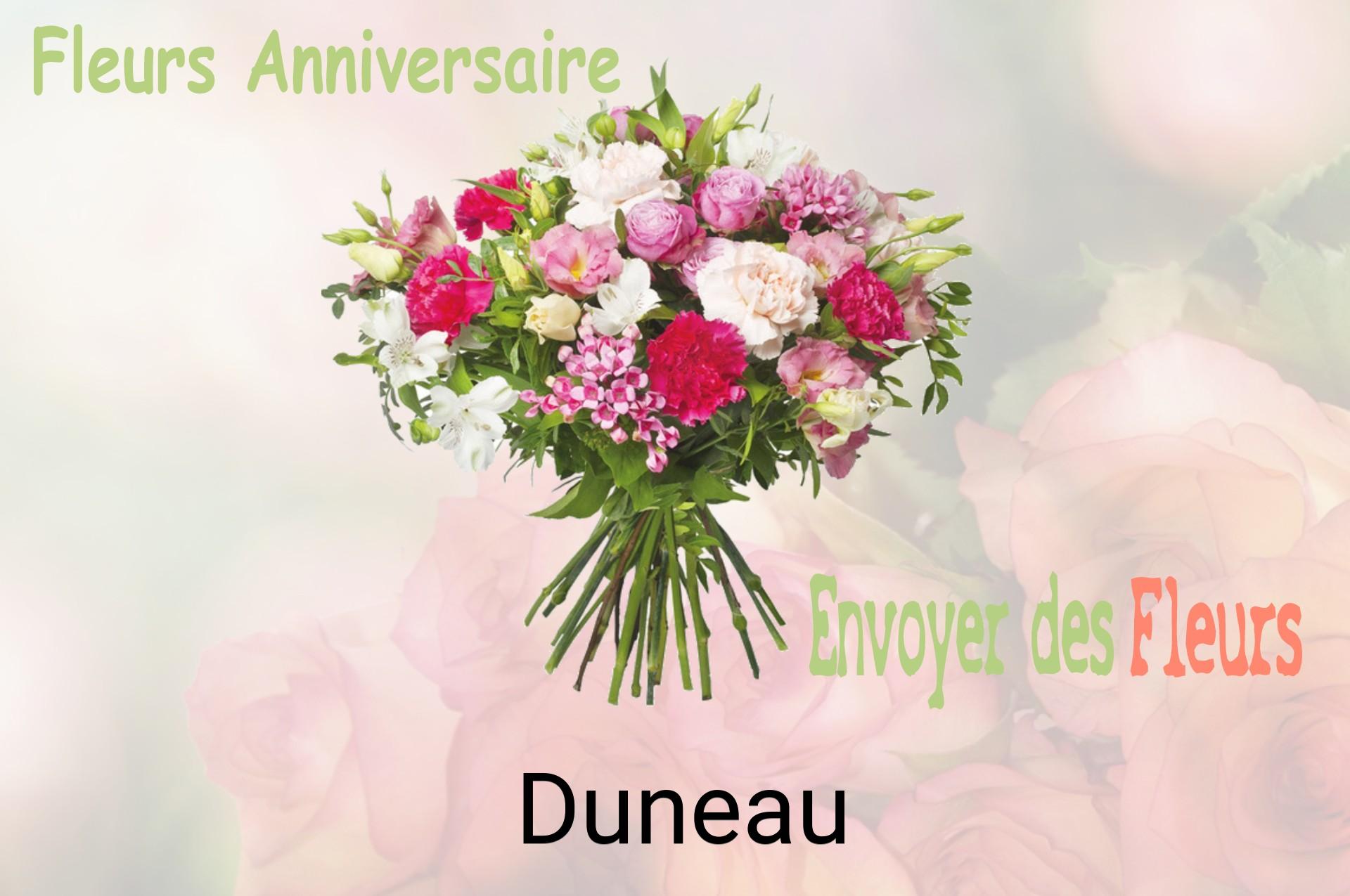 Bouquet de fleurs d’anniversaire livré à Duneau